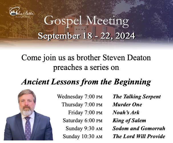 Gospel Meeting Flyer